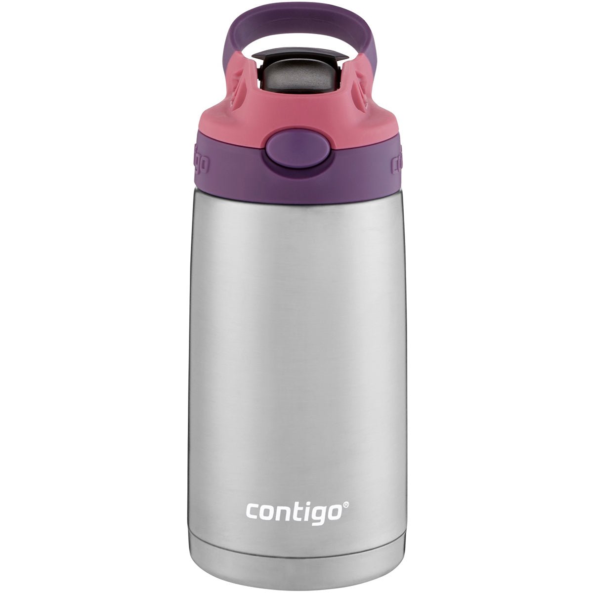 Contigo Kid's 13 oz. Insulated Stainless Steel AutoSpout Straw Water Bottle - Forza Sports