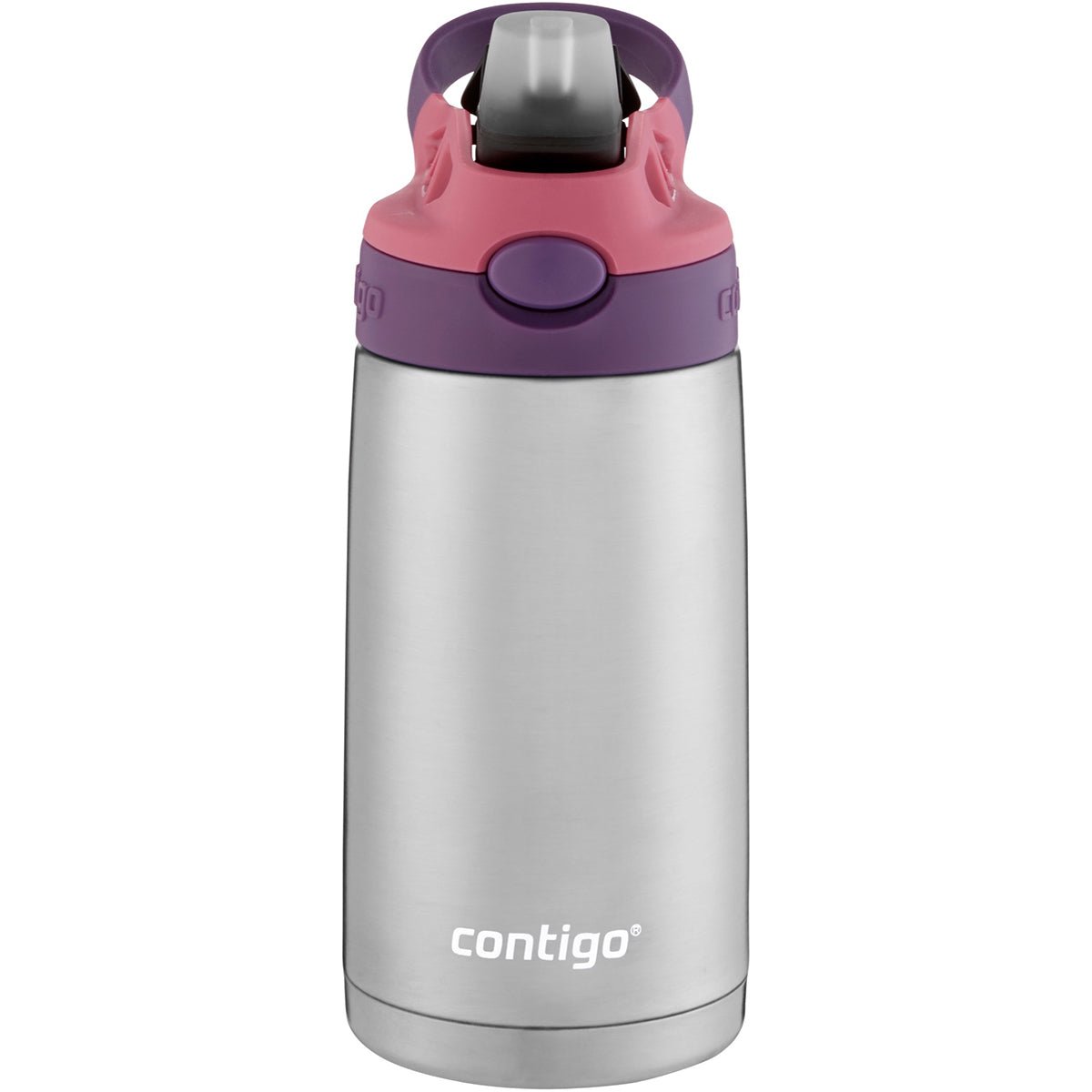 Contigo Kid's 13 oz. Insulated Stainless Steel AutoSpout Straw Water Bottle - Forza Sports