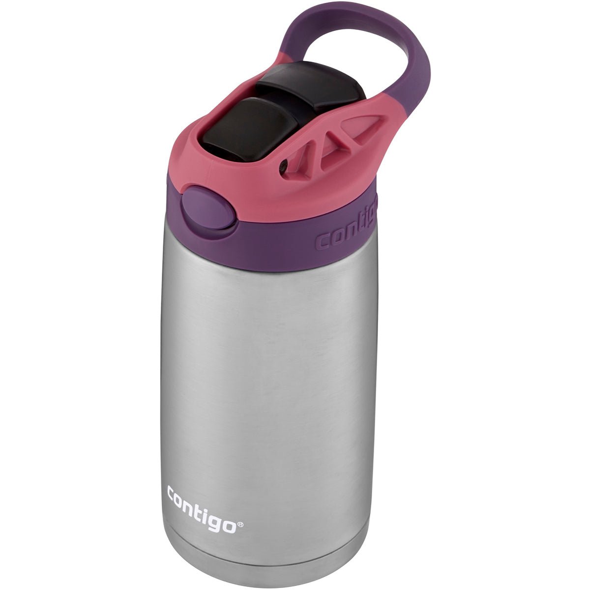 Contigo Kid's 13 oz. Insulated Stainless Steel AutoSpout Straw Water Bottle - Forza Sports