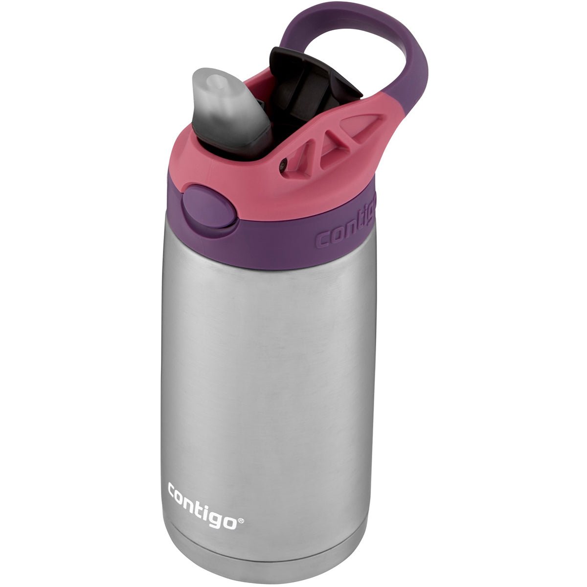 Contigo Kid's 13 oz. Insulated Stainless Steel AutoSpout Straw Water Bottle - Forza Sports