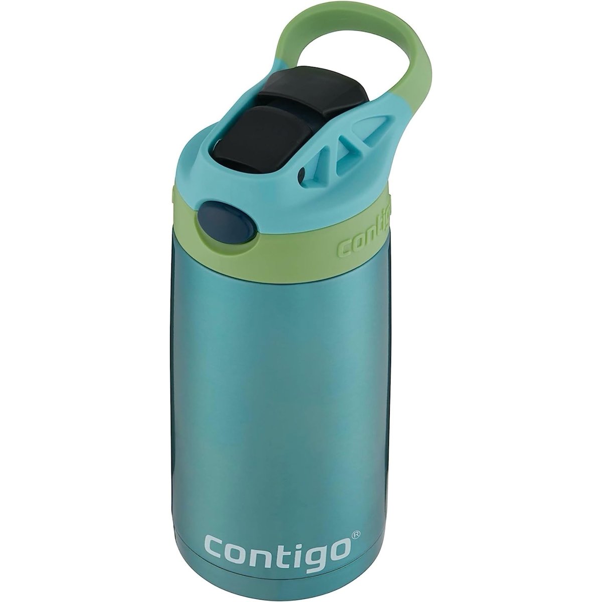 Contigo Kid's 13 oz. Insulated Stainless Steel AutoSpout Straw Water Bottle - Forza Sports