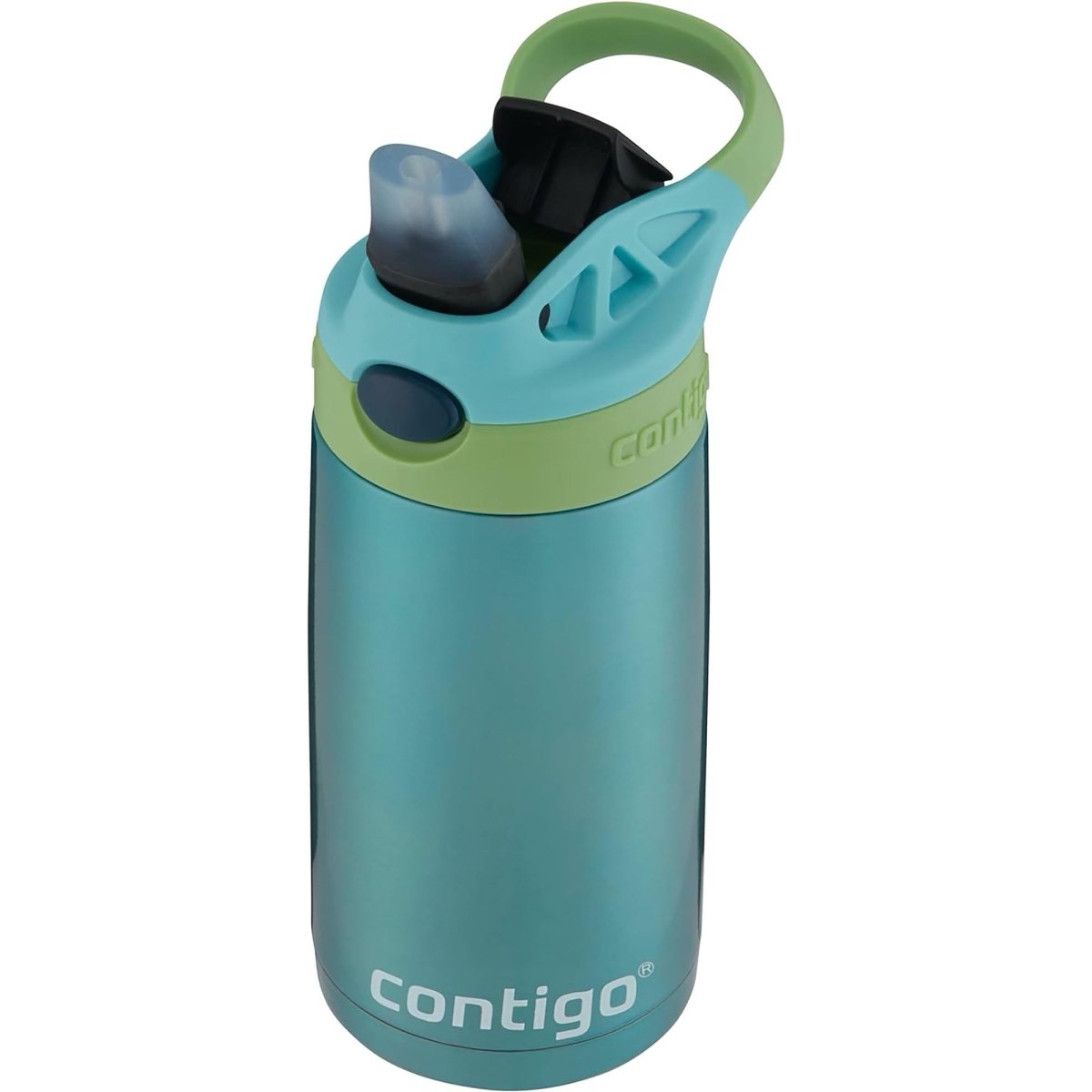 Contigo Kid's 13 oz. Insulated Stainless Steel AutoSpout Straw Water Bottle - Forza Sports