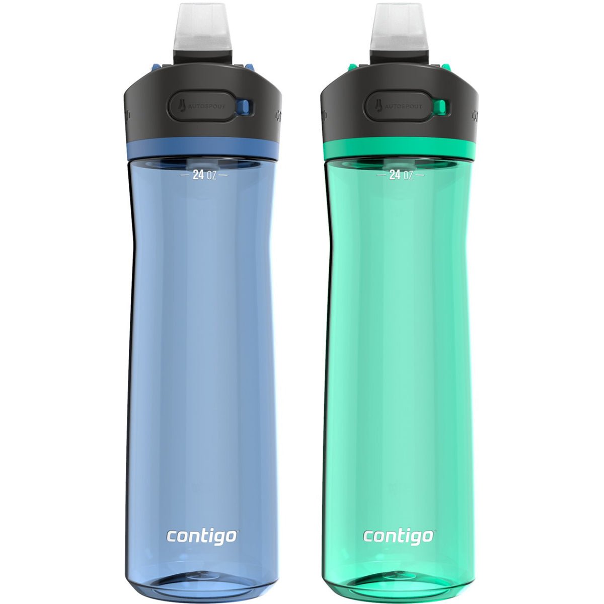 Contigo 24 oz. Ashland 2.0 Tritan Water Bottle with AutoSpout Lid 2 - Pack - Forza Sports
