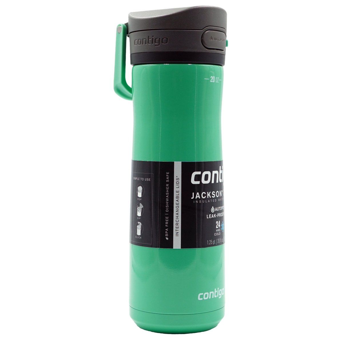 Contigo 20 oz. Jackson Chill 2.0 Vacuum Insulated Stainless Steel Water Bottle - Forza Sports