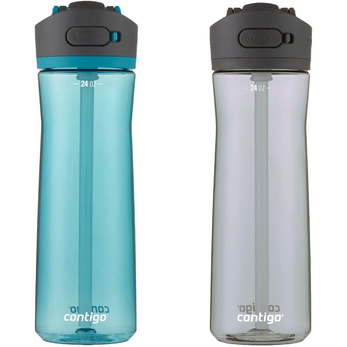 Contigo 24 oz. Ashland 2.0 Tritan Water Bottle with AutoSpout Lid 2 - Pack - Forza Sports