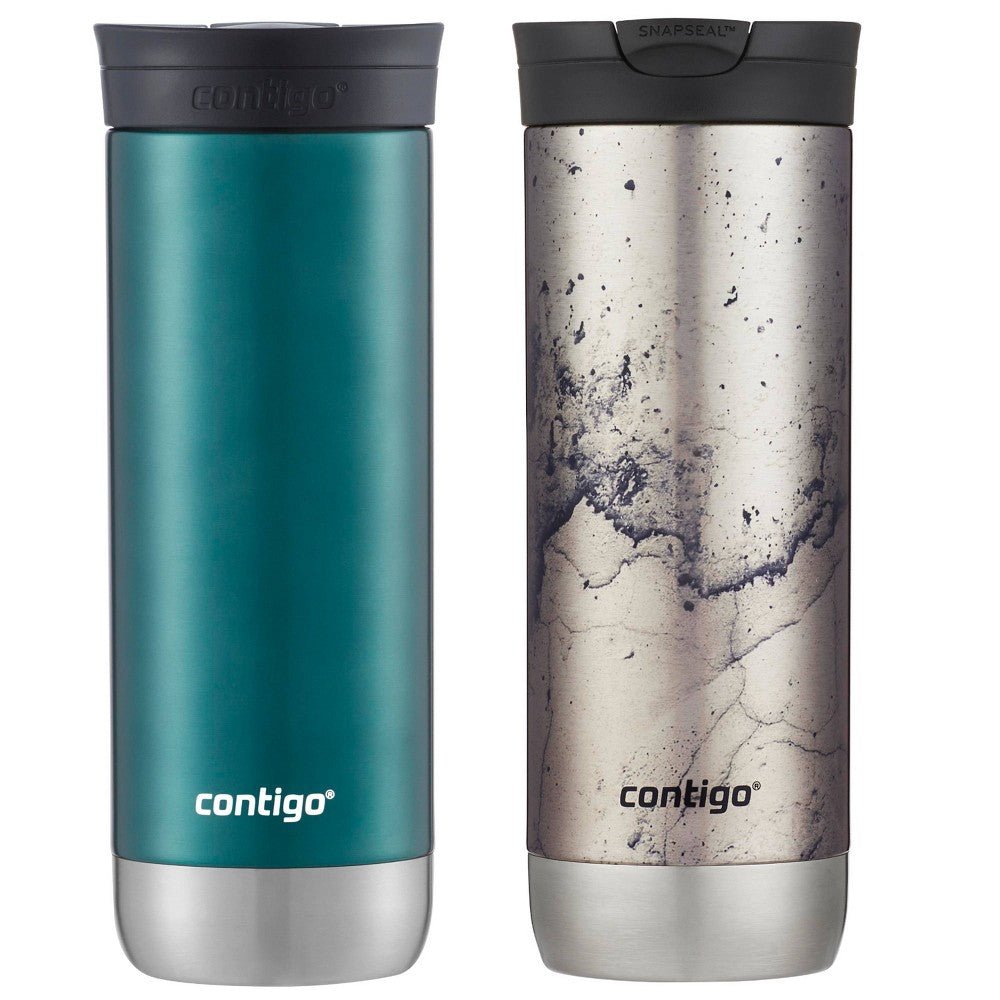 Contigo 20 oz. Huron Vacuum Insulated Stainless Steel Travel Mug 2 - Pack - Forza Sports