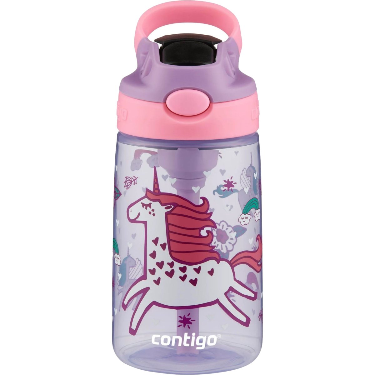 Contigo Kid's 14 oz. AutoSpout Straw Water Bottle with Easy - Clean Lid - Forza Sports
