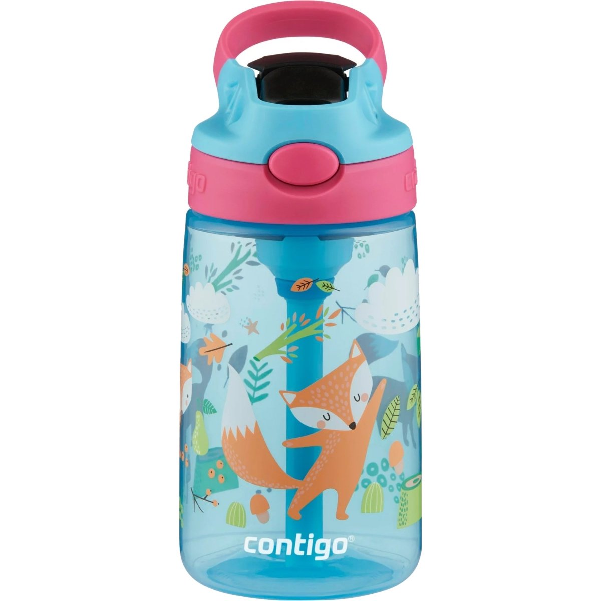 Contigo Kid's 14 oz. AutoSpout Straw Water Bottle with Easy - Clean Lid - Forza Sports
