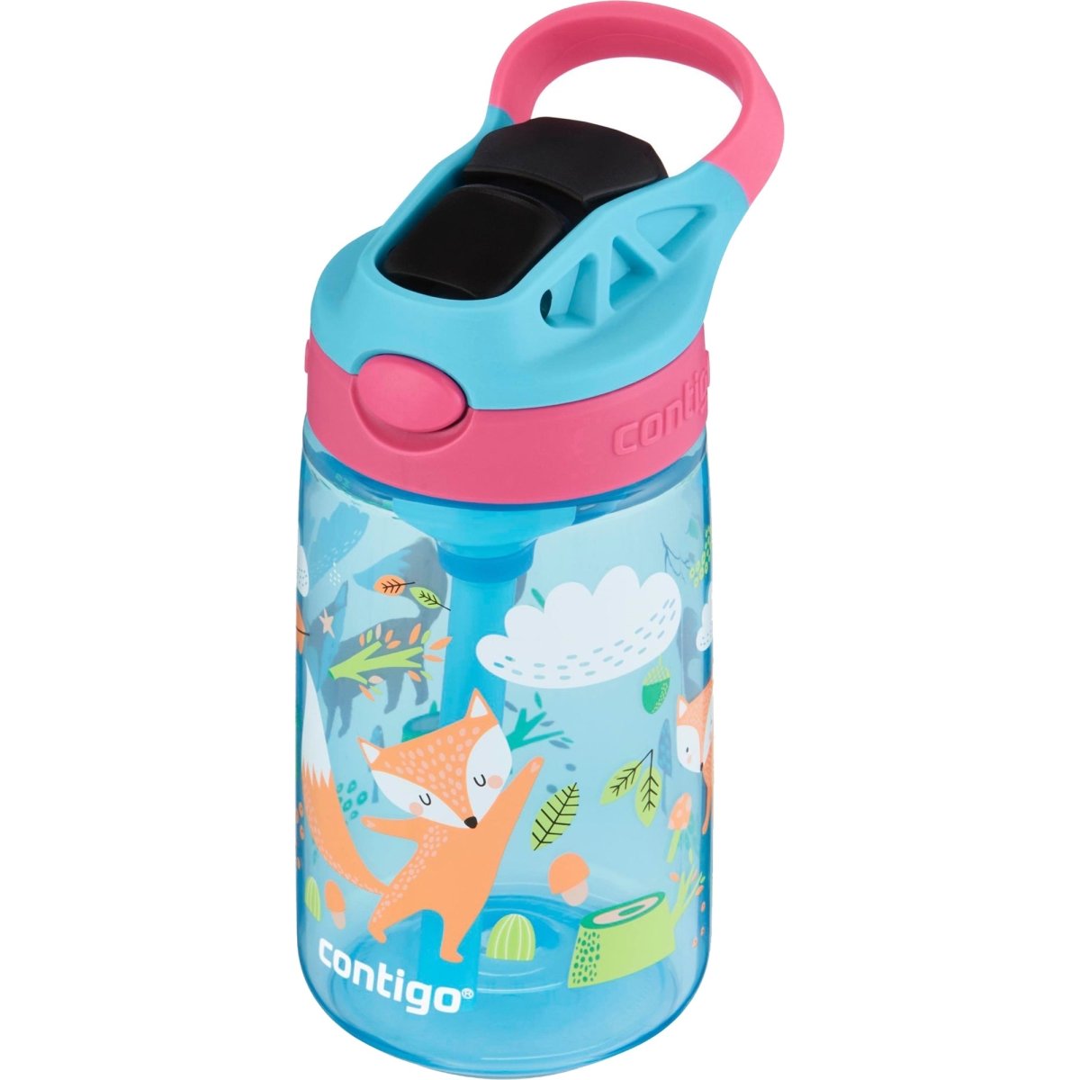 Contigo Kid's 14 oz. AutoSpout Straw Water Bottle with Easy - Clean Lid - Forza Sports