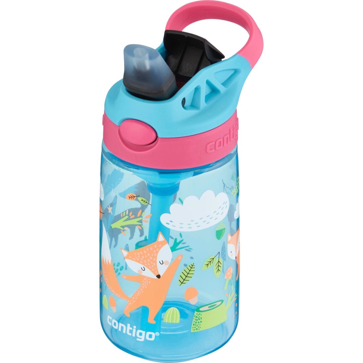 Contigo Kid's 14 oz. AutoSpout Straw Water Bottle with Easy - Clean Lid - Forza Sports