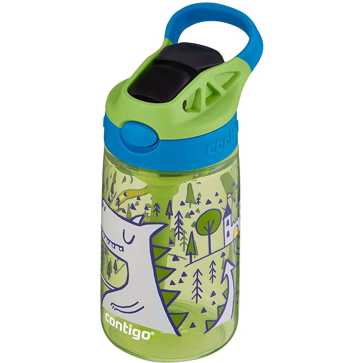 Contigo Kid's 14 oz. AutoSpout Straw Water Bottle with Easy - Clean Lid - Forza Sports