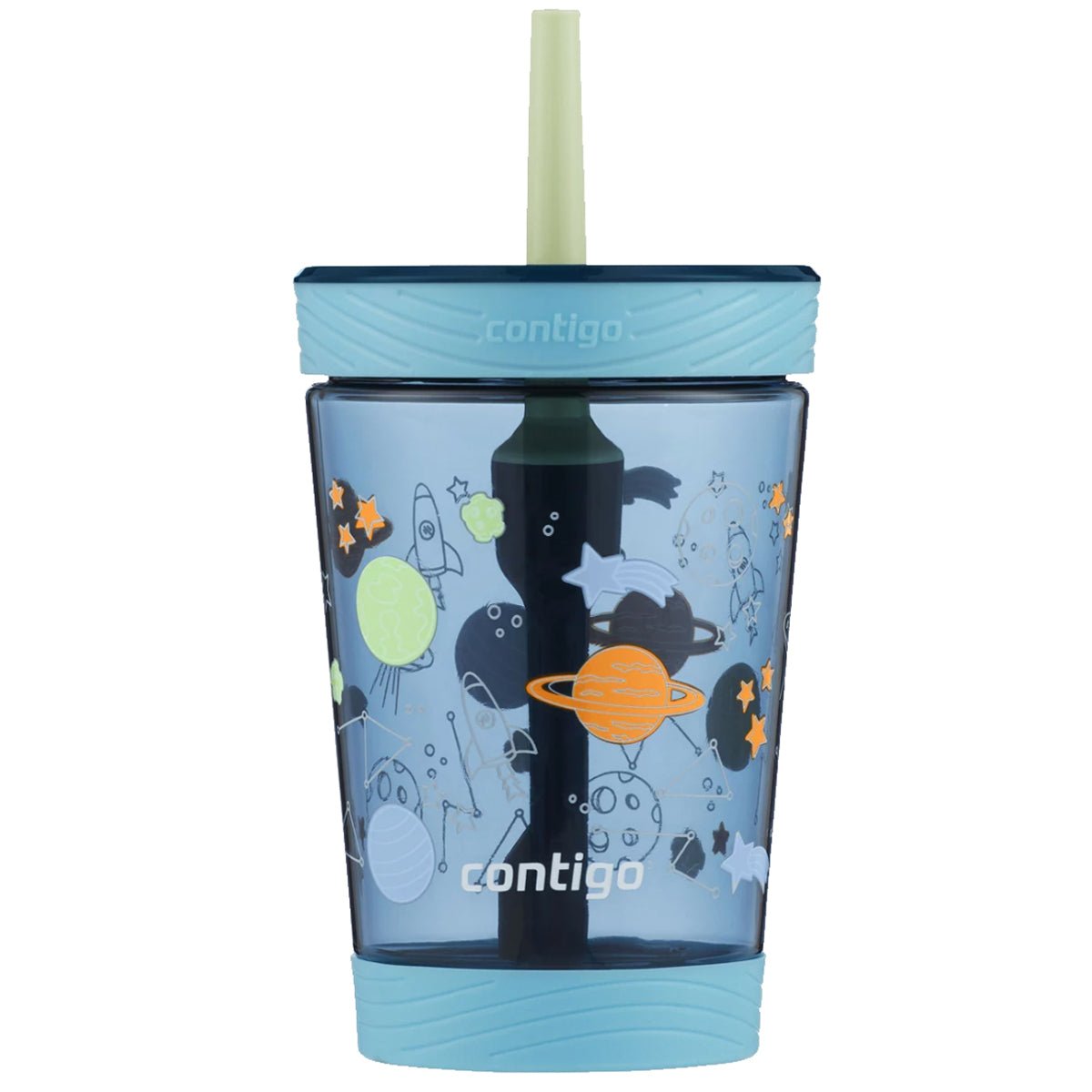 Contigo 14 oz. Kid's Spill - Proof Tritan Plastic Tumbler with Straw - Forza Sports