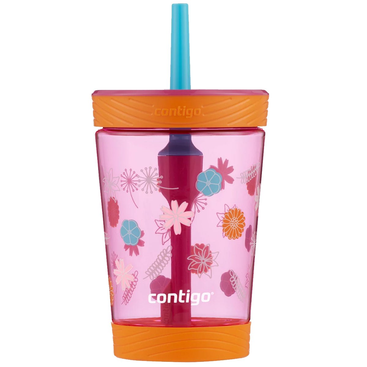 Contigo 14 oz. Kid's Spill - Proof Tritan Plastic Tumbler with Straw - Forza Sports