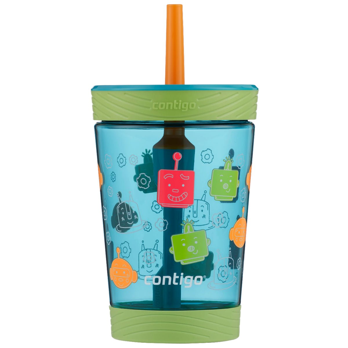 Contigo 14 oz. Kid's Spill - Proof Tritan Plastic Tumbler with Straw - Forza Sports