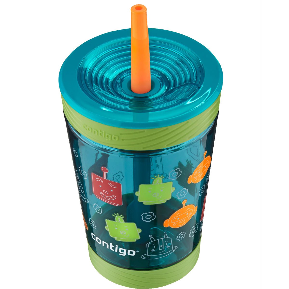 Contigo 14 oz. Kid's Spill - Proof Tritan Plastic Tumbler with Straw - Forza Sports