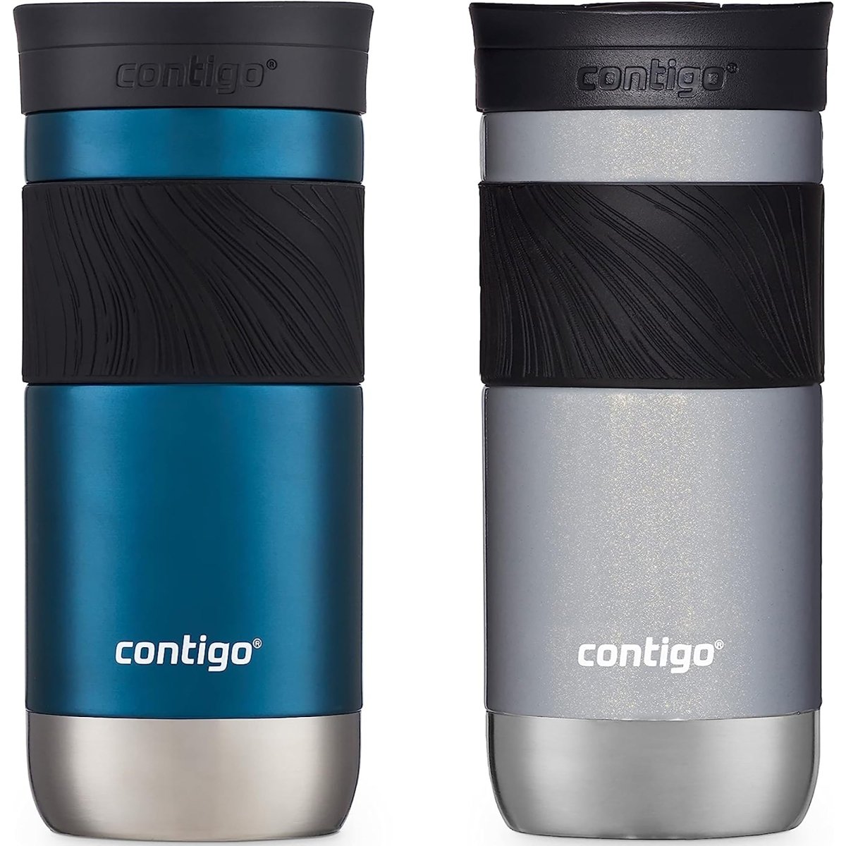 Contigo 16 oz. Byron 2.0 SnapSeal Insulated Stainless Steel Travel Mug 2 - Pack - Forza Sports