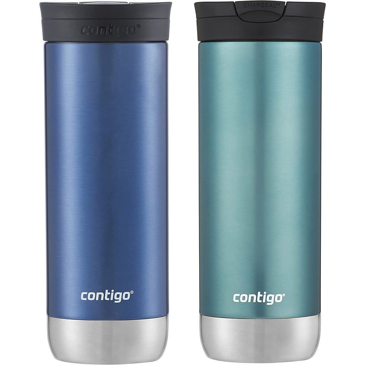 Contigo 20 oz. Huron 2.0 SnapSeal Insulated Stainless Steel Travel Mug 2 - Pack - Forza Sports