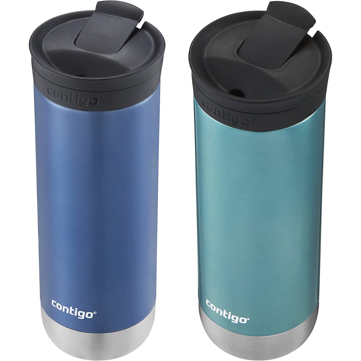 Contigo 20 oz. Huron 2.0 SnapSeal Insulated Stainless Steel Travel Mug 2 - Pack - Forza Sports