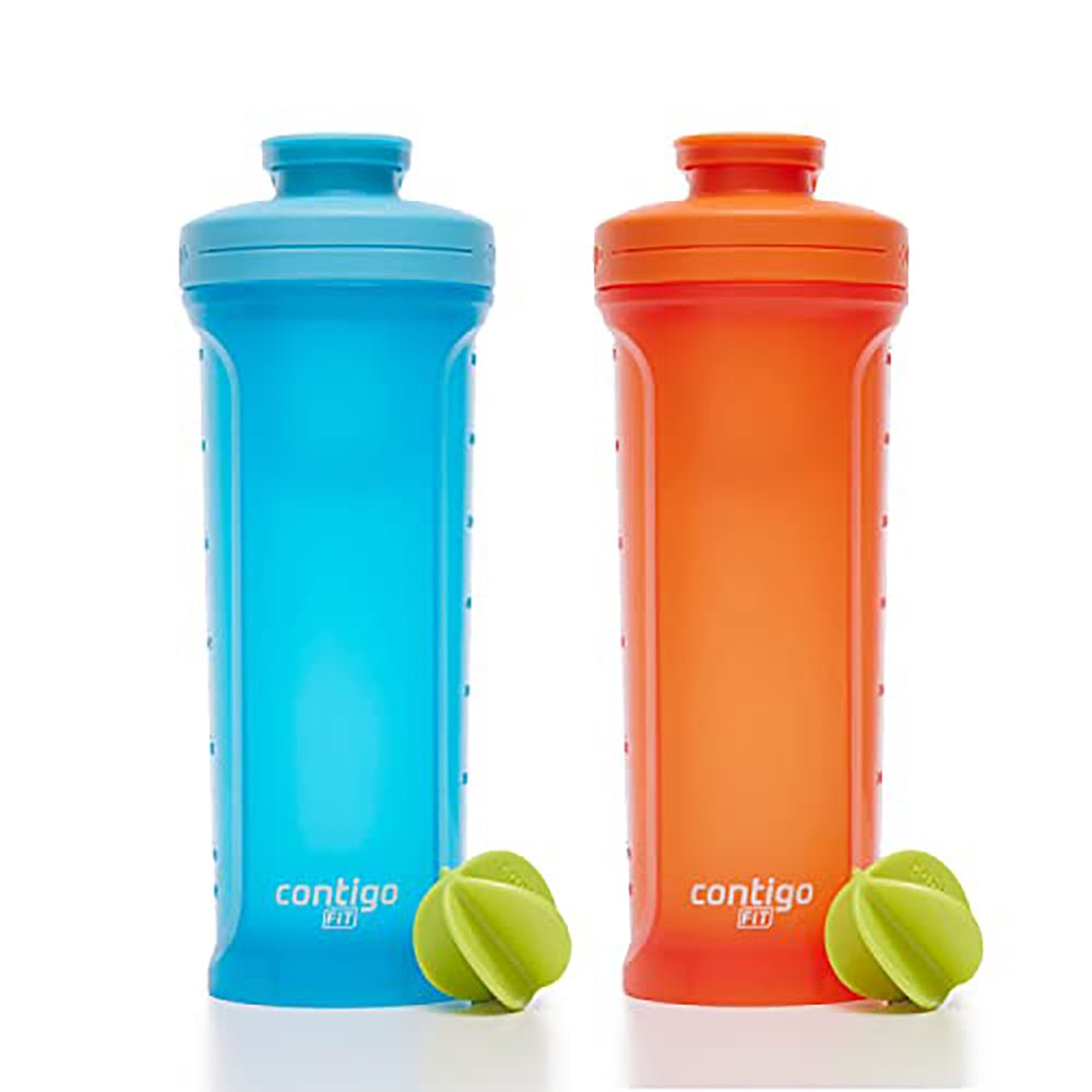 Contigo 28 oz. Fit Shake & Go 2.0 Microban Shaker Mixer Bottle 2 - Pack - Forza Sports