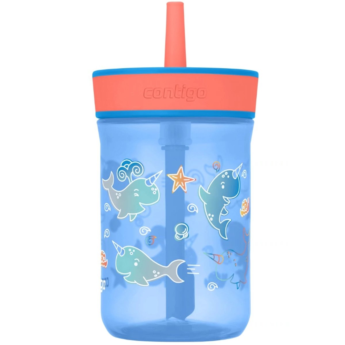 Contigo Kid's 14 oz. Leighton Spill - Proof Tumbler with Straw - Forza Sports