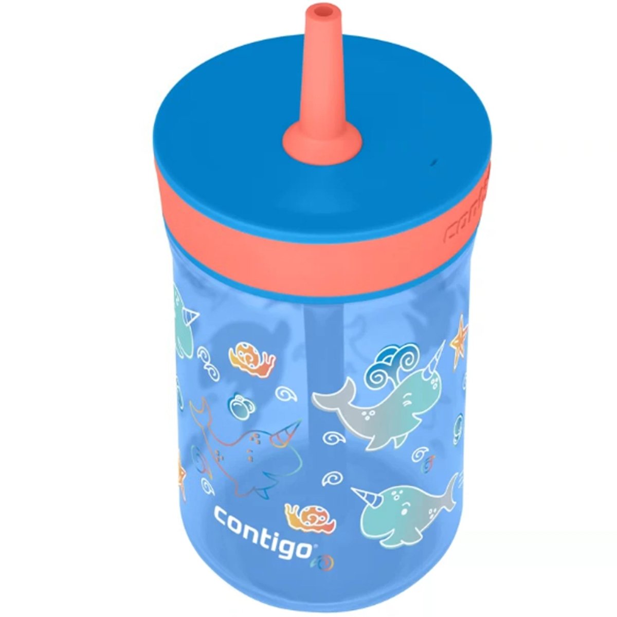 Contigo Kid's 14 oz. Leighton Spill - Proof Tumbler with Straw - Forza Sports