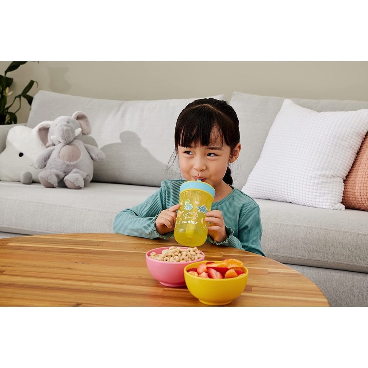 Contigo Kid's 14 oz. Leighton Spill - Proof Tumbler with Straw - Forza Sports