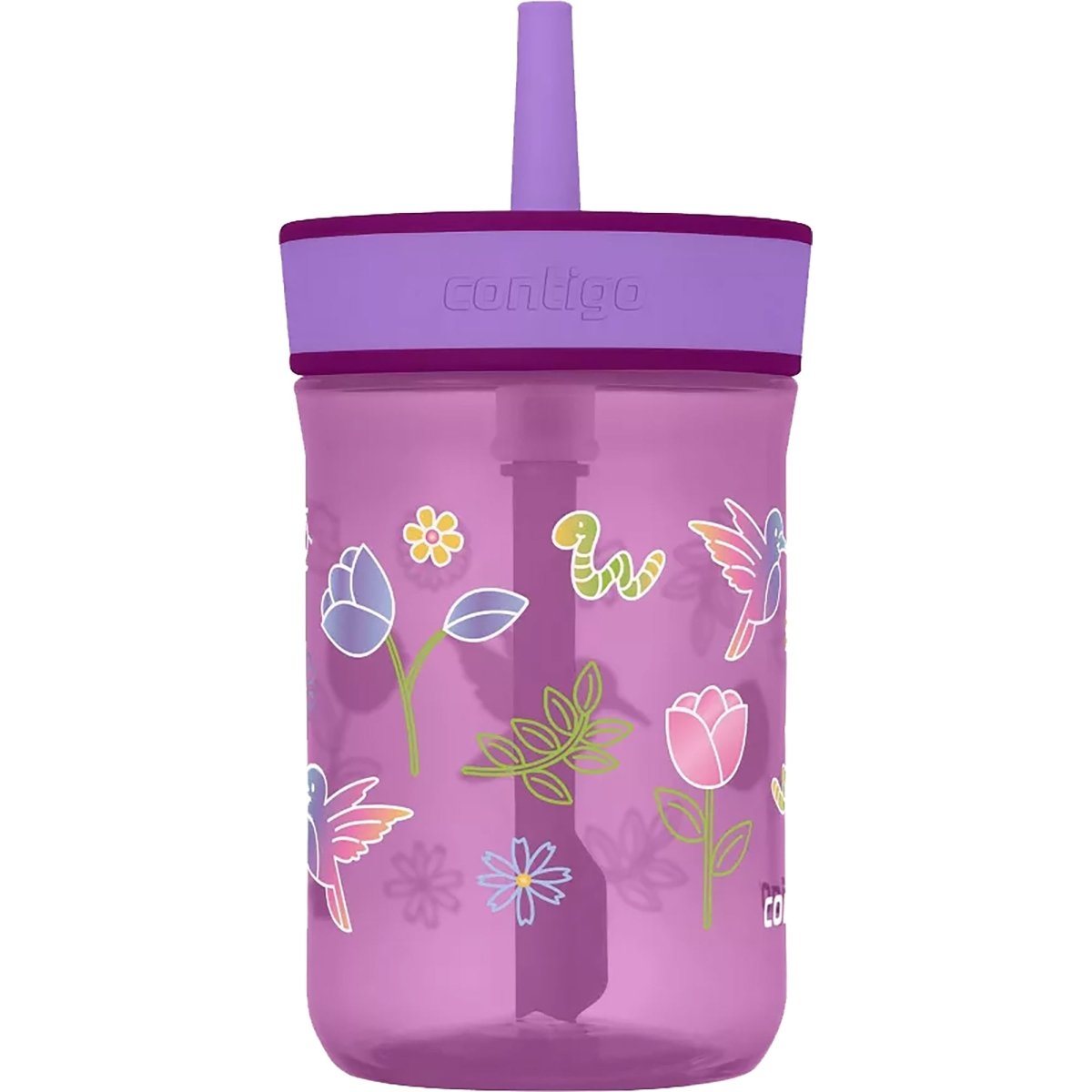 Contigo Kid's 14 oz. Leighton Spill - Proof Tumbler with Straw - Forza Sports
