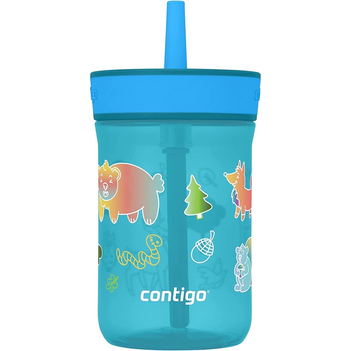 Contigo Kid's 14 oz. Leighton Spill - Proof Tumbler with Straw - Forza Sports