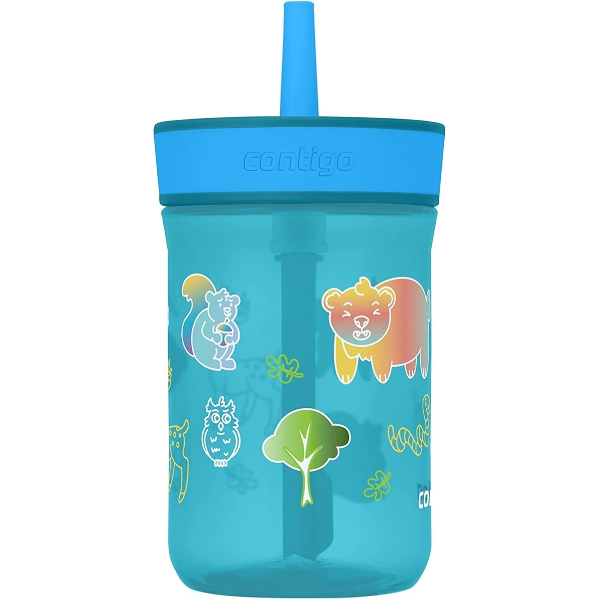 Contigo Kid's 14 oz. Leighton Spill - Proof Tumbler with Straw - Forza Sports