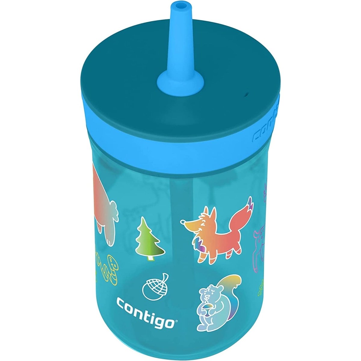 Contigo Kid's 14 oz. Leighton Spill - Proof Tumbler with Straw - Forza Sports