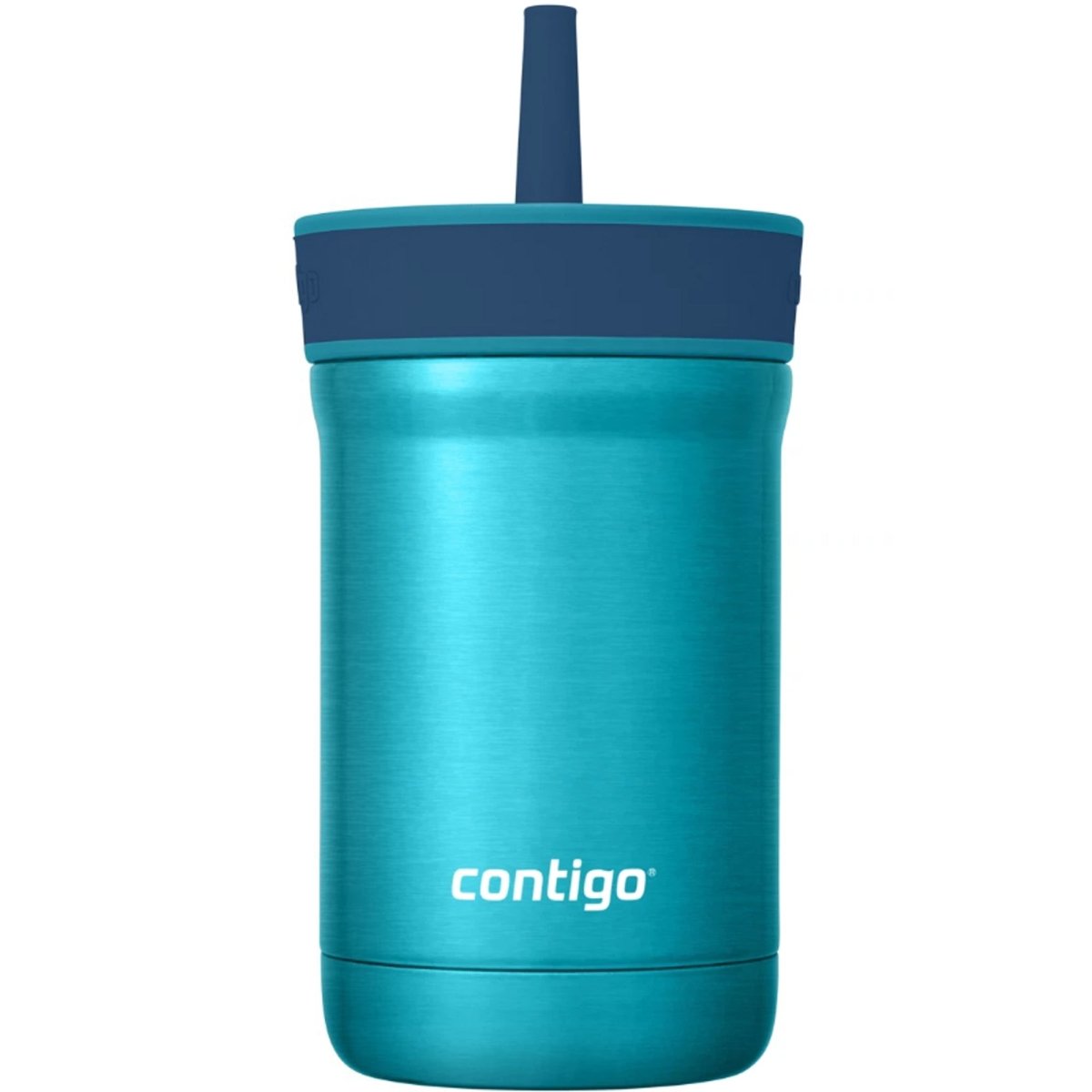 Contigo Kid's 12 oz. Leighton Spill - Proof Stainless Steel Tumbler with Straw - Forza Sports