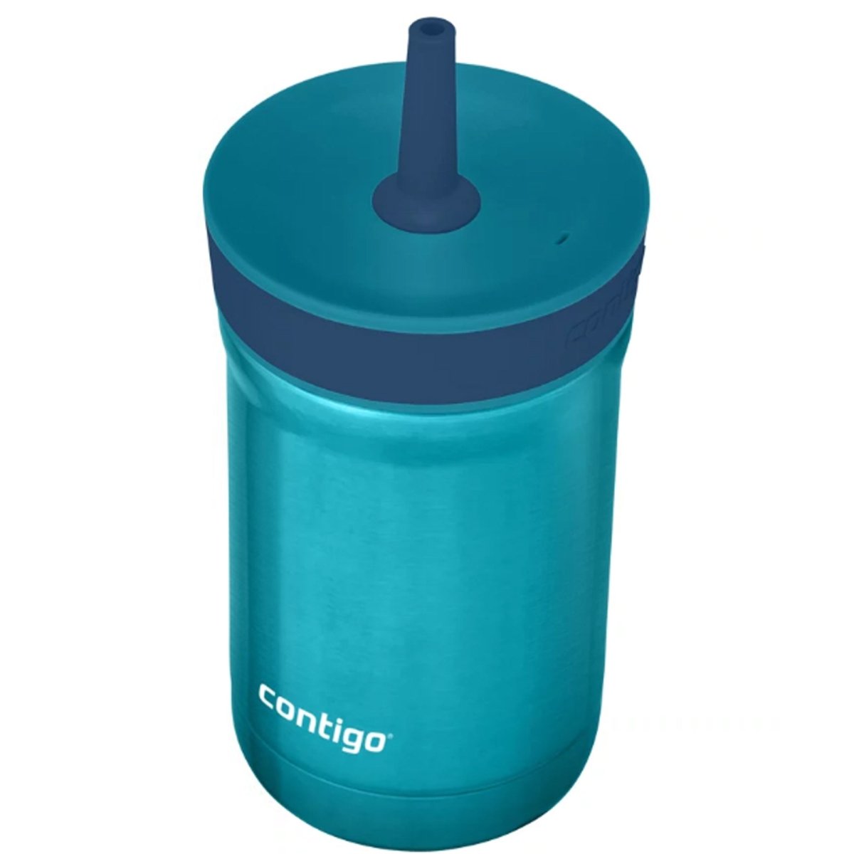 Contigo Kid's 12 oz. Leighton Spill - Proof Stainless Steel Tumbler with Straw - Forza Sports