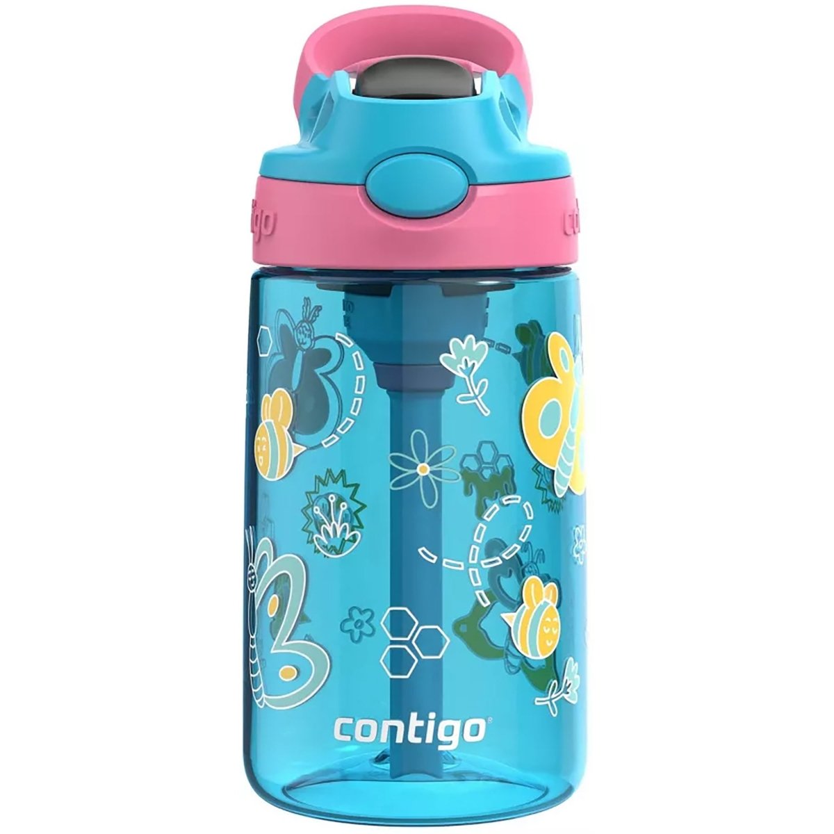 Contigo Kid's 14 oz. AutoSpout Straw Water Bottle with Easy - Clean Lid - Forza Sports