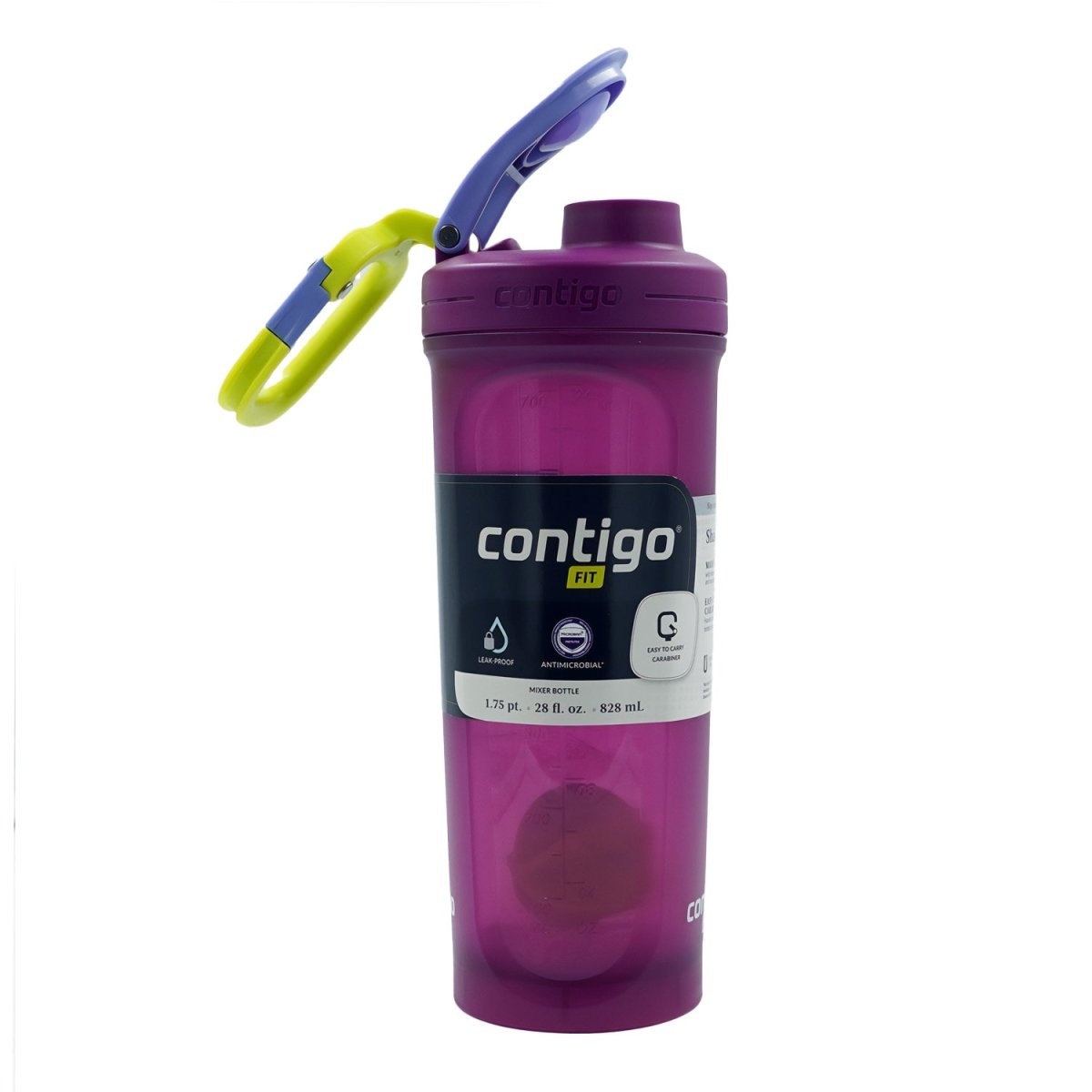 Contigo 28 oz. Fit Shake & Go 2.0 Microban Shaker Mixer Bottle - Forza Sports