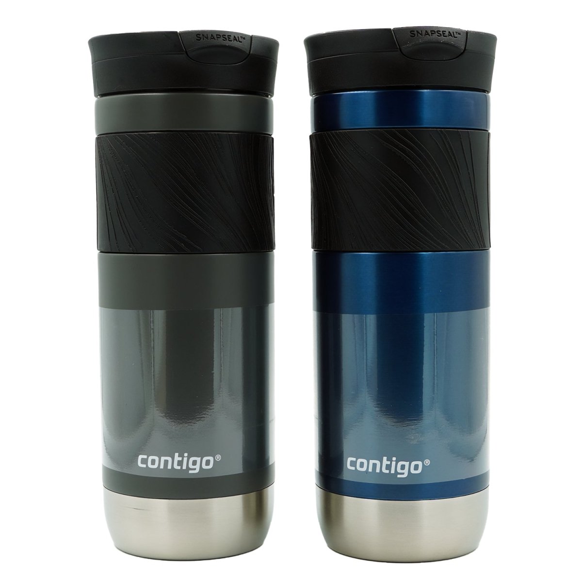Contigo 20 oz. Byron 2.0 SnapSeal Insulated Stainless Steel Travel Mug 2 - Pack - Forza Sports