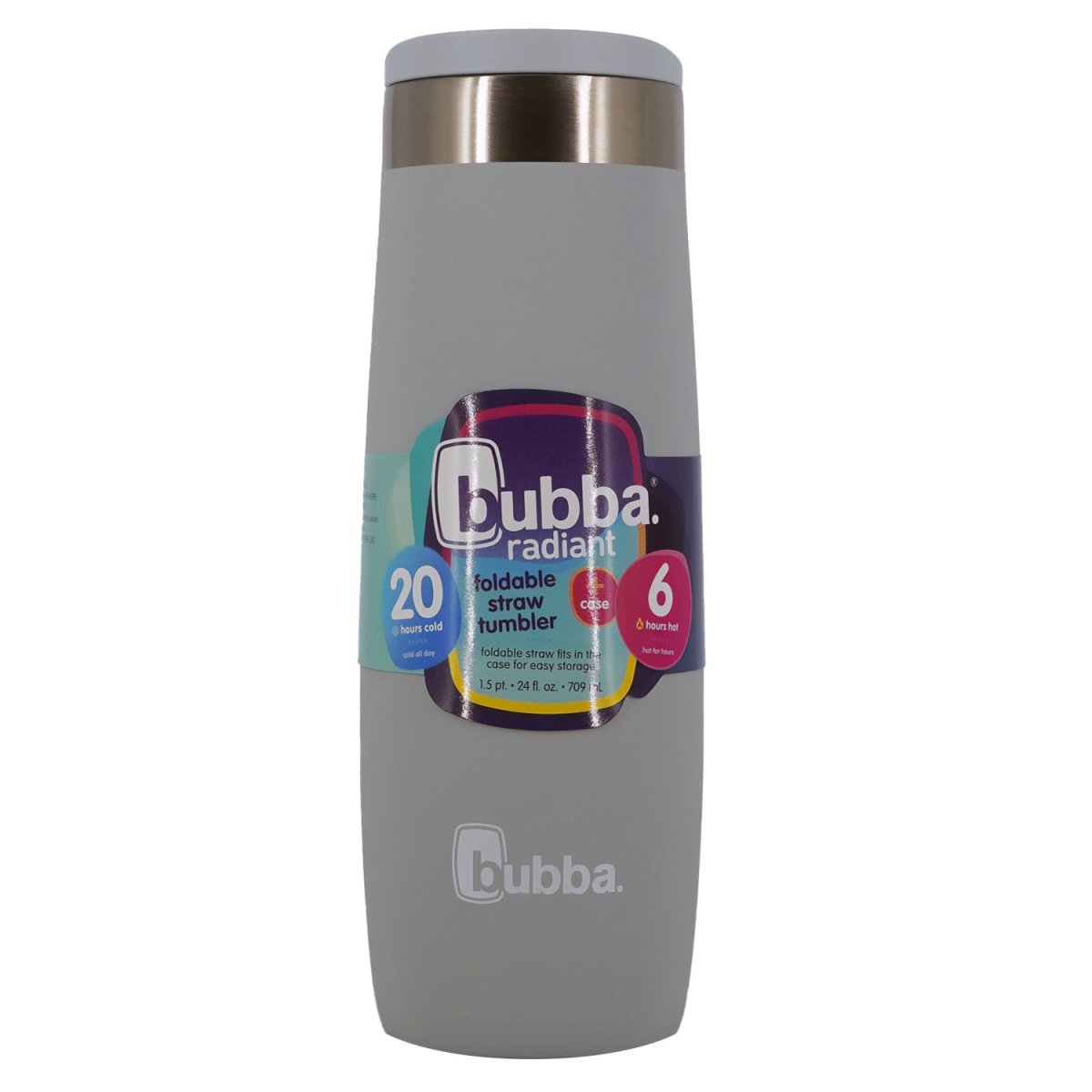 Bubba 24 oz. Radiant Vacuum Insulated Stainless Steel Tumbler with Straw Holder - Forza Sports