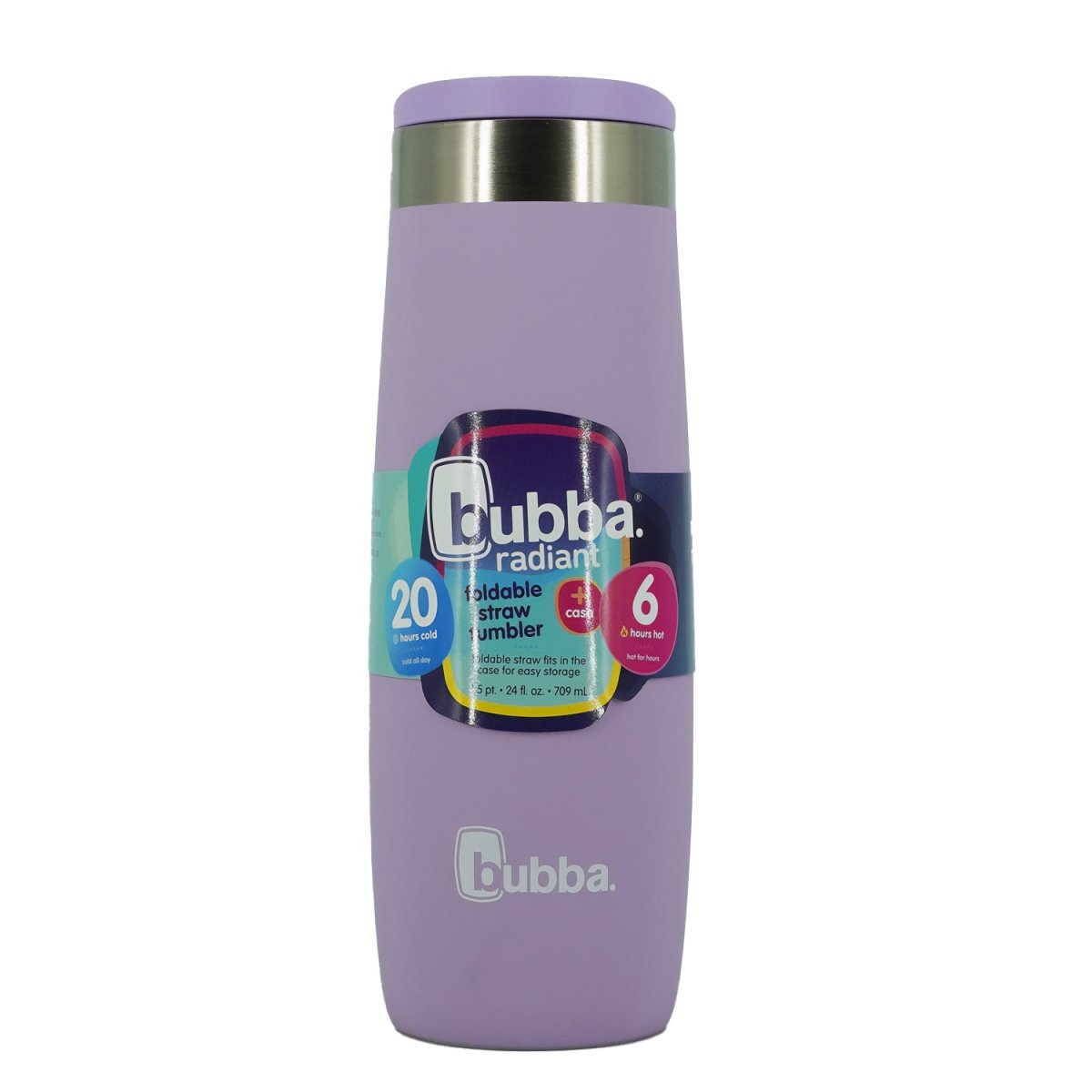 Bubba 24 oz. Radiant Vacuum Insulated Stainless Steel Tumbler with Straw Holder - Forza Sports