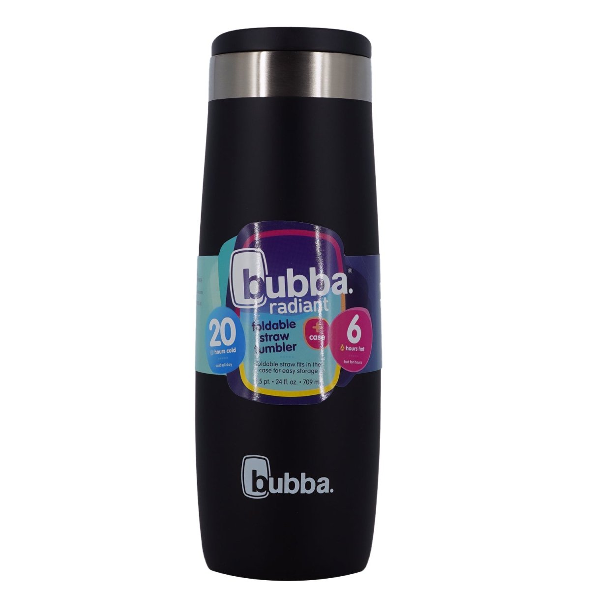 Bubba 24 oz. Radiant Vacuum Insulated Stainless Steel Tumbler with Straw Holder - Forza Sports