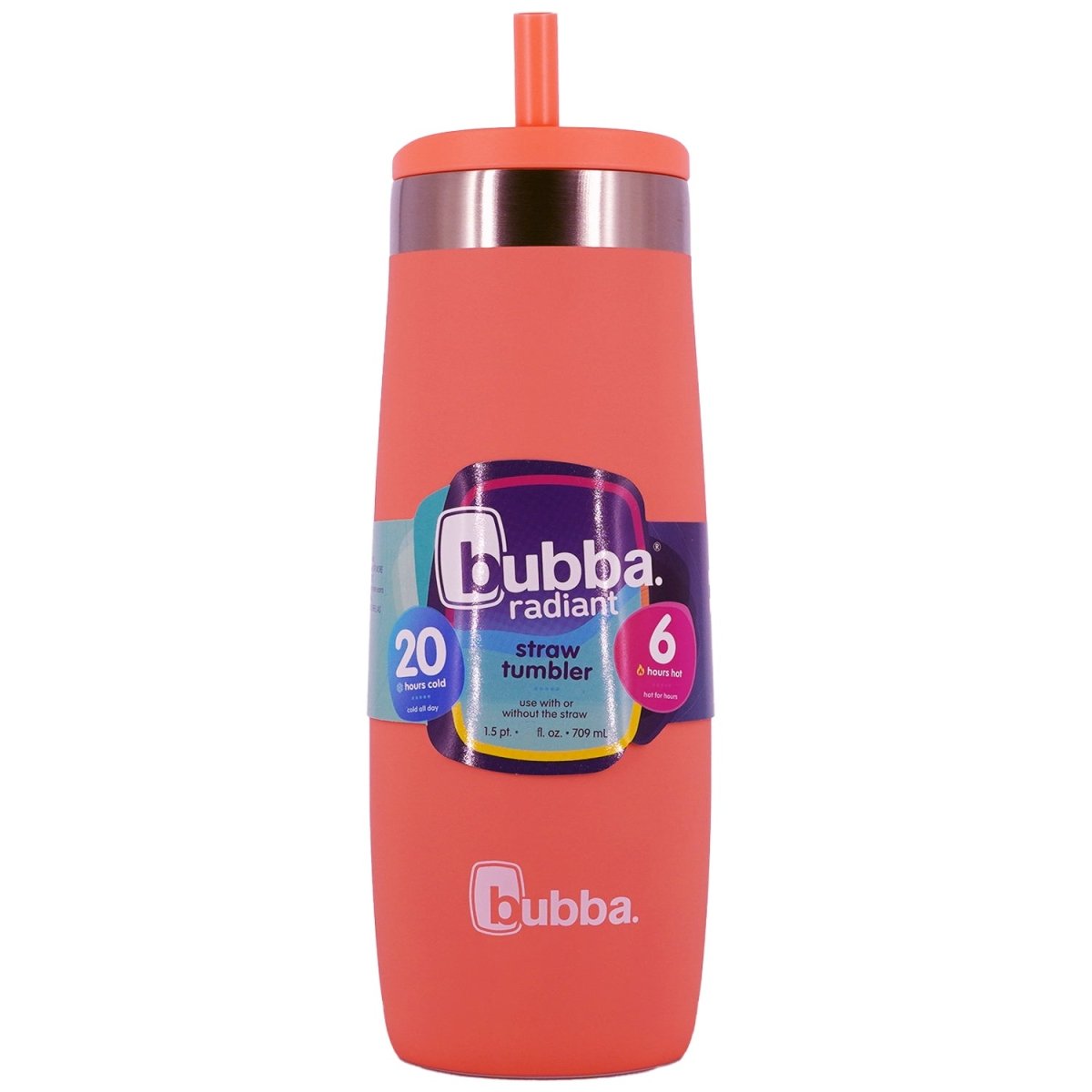 Bubba 32 oz. Radiant Stainless Steel Water Bottle - Coral - Forza Sports