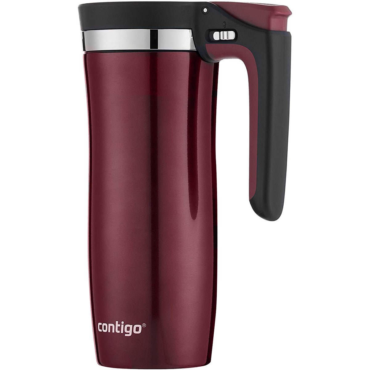 Contigo 16 oz. Autoseal Vacuum - Insulated Stainless Steel Handled Travel Mug - Forza Sports