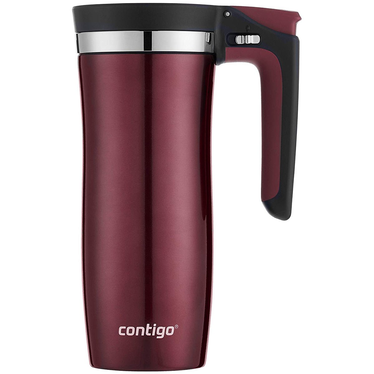 Contigo 16 oz. Autoseal Vacuum - Insulated Stainless Steel Handled Travel Mug - Forza Sports
