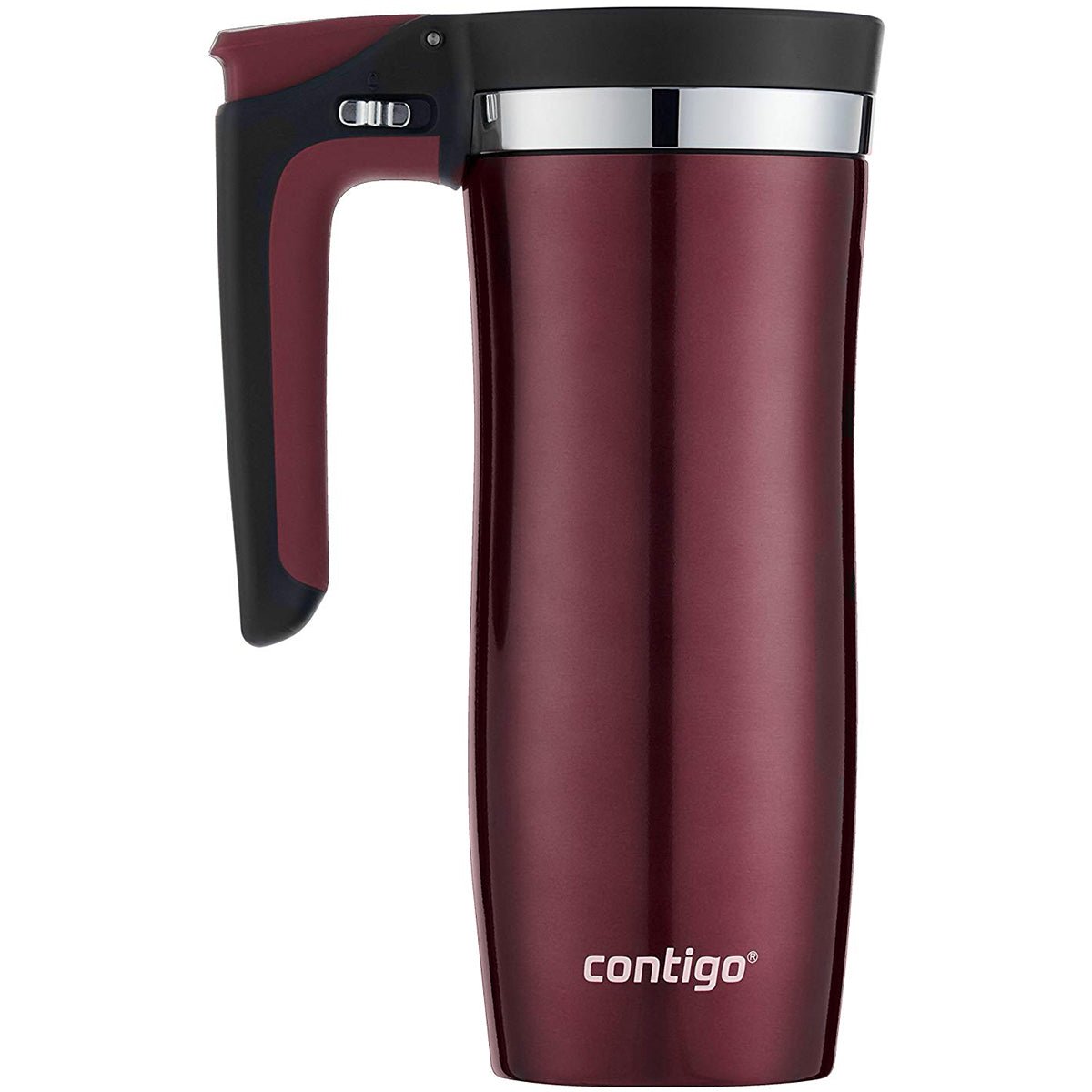 Contigo 16 oz. Autoseal Vacuum - Insulated Stainless Steel Handled Travel Mug - Forza Sports