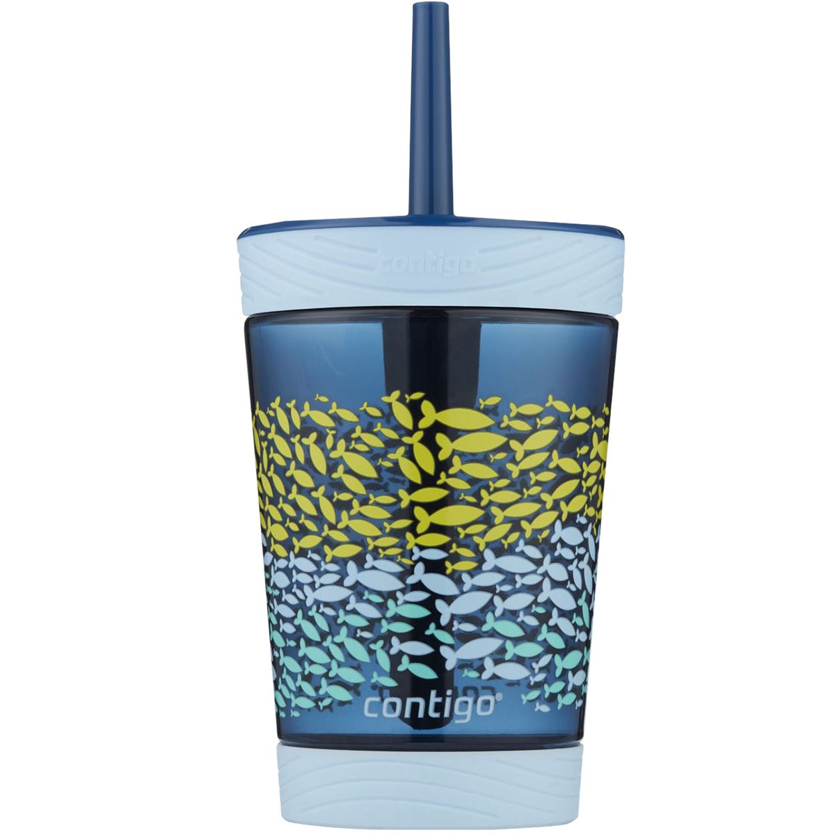 Contigo 14 oz. Kid's Spill - Proof Tritan Plastic Tumbler with Straw - Forza Sports
