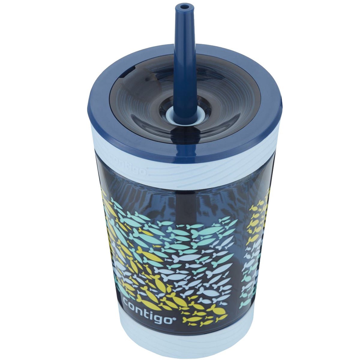 Contigo 14 oz. Kid's Spill - Proof Tritan Plastic Tumbler with Straw - Forza Sports