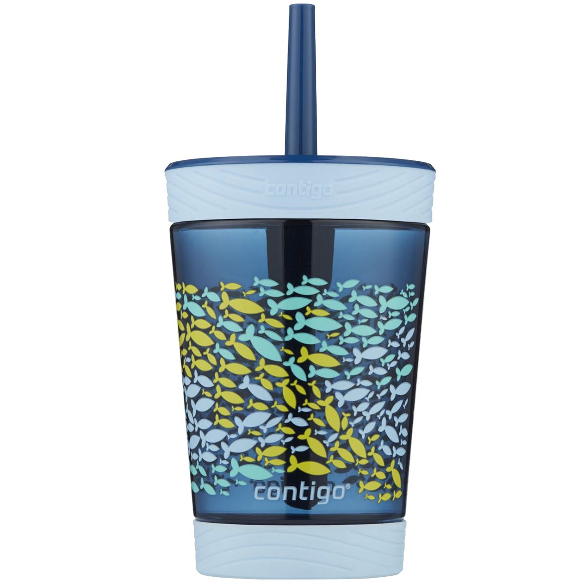 Contigo 14 oz. Kid's Spill - Proof Tritan Plastic Tumbler with Straw - Forza Sports