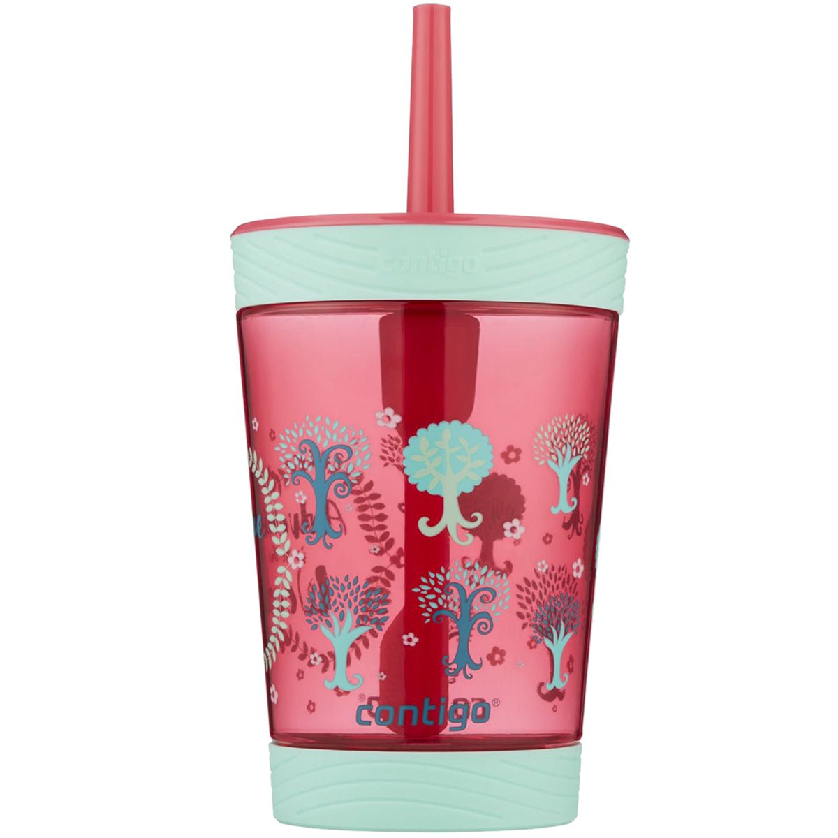 Contigo 14 oz. Kid's Spill - Proof Tritan Plastic Tumbler with Straw - Forza Sports