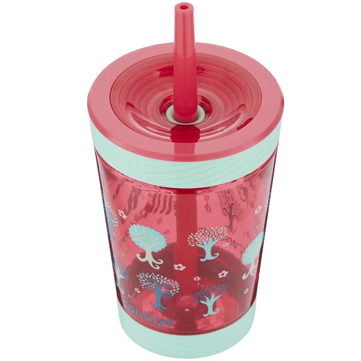 Contigo 14 oz. Kid's Spill - Proof Tritan Plastic Tumbler with Straw - Forza Sports