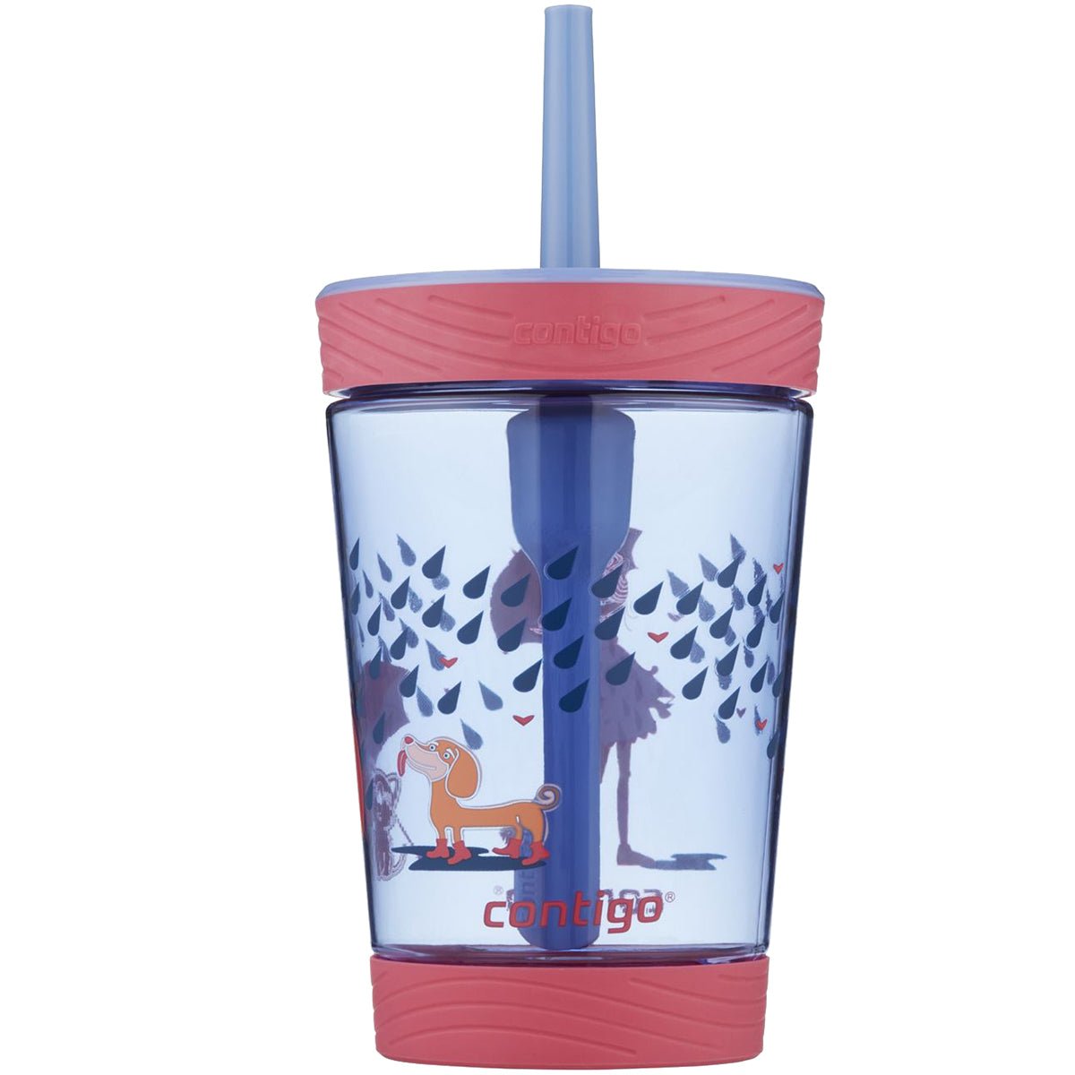 Contigo 14 oz. Kid's Spill - Proof Tritan Plastic Tumbler with Straw - Forza Sports
