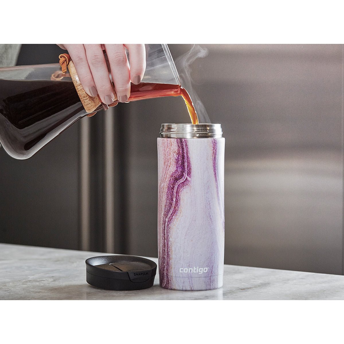 Contigo 14 oz. Pinnacle Couture AutoSeal Insulated Stainless Steel Travel Mug - Forza Sports