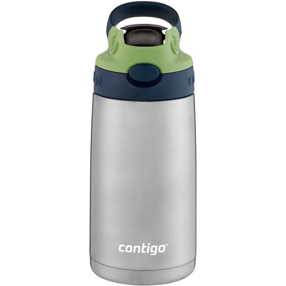 Contigo Kid's 13 oz. Insulated Stainless Steel AutoSpout Straw Water Bottle - Forza Sports